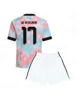 Belgie Charles De Ketelaere #17 Venkovní dres pro děti MS 2026 Krátký Rukáv (+ trenýrky)